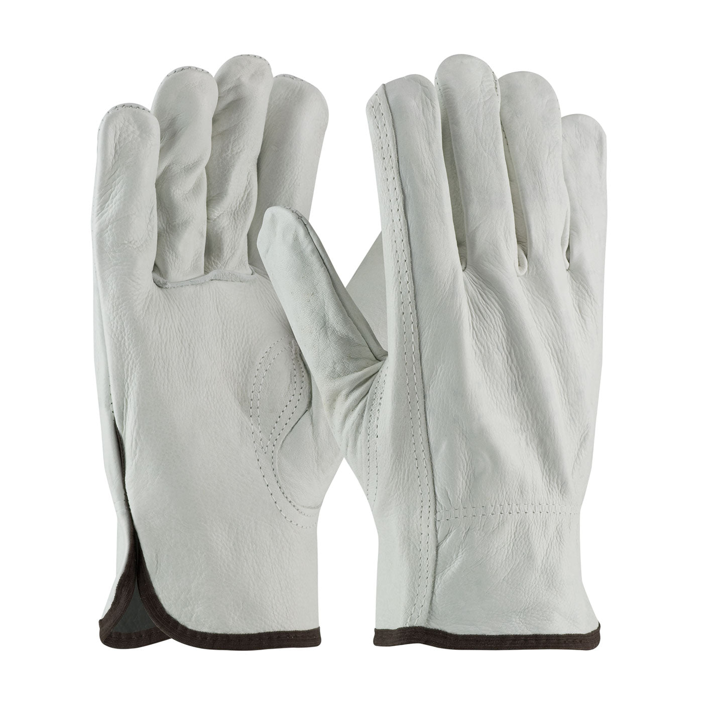 PIP Top Grain Cowhide Leather Drivers Gloves with Keystone Thumb