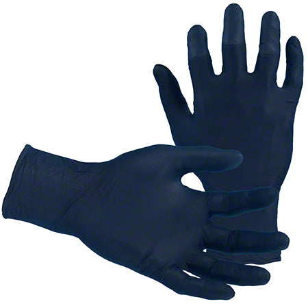 Glove Safe Fitt 5.5 Mil Black Nitrile Industrial Gloves